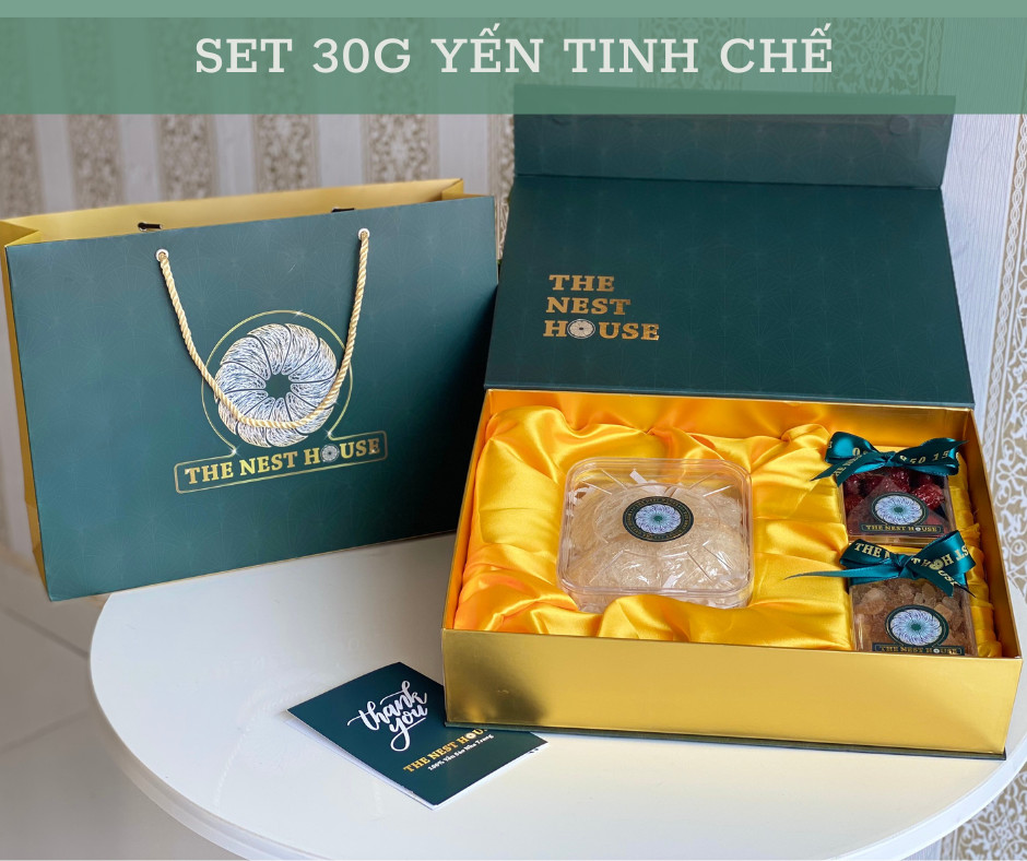 30G yến tinh chế hộp túi