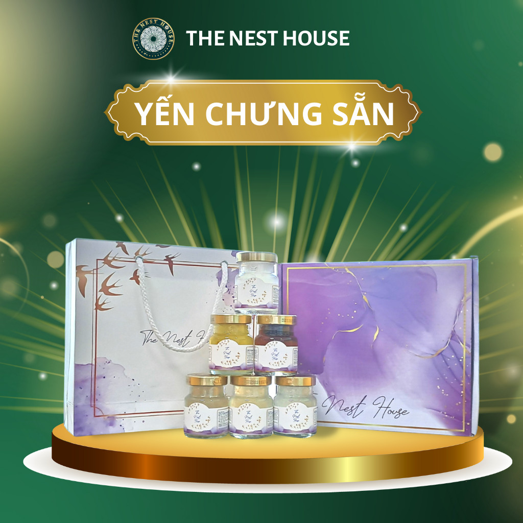 Set yến chưng 6 hũ